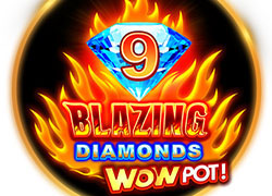 9 Blazing Diamonds WowPot