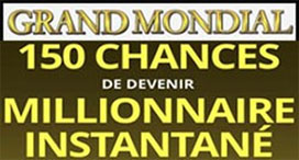 150 Tours Gratuits chez Grand Mondial