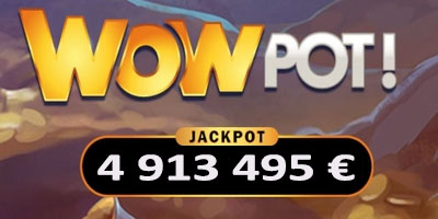 Jackpot WowPot gagnant en août 2022