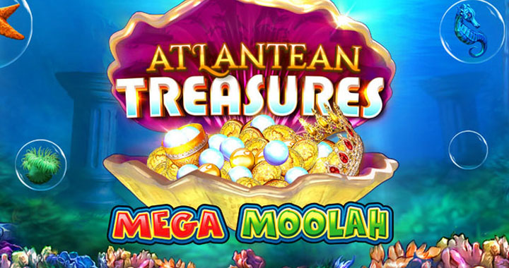 Mesin Slot Mega Moolah Atlantean Treasures