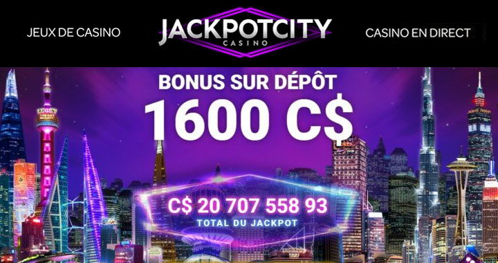 Jackpot City Casino au Canada