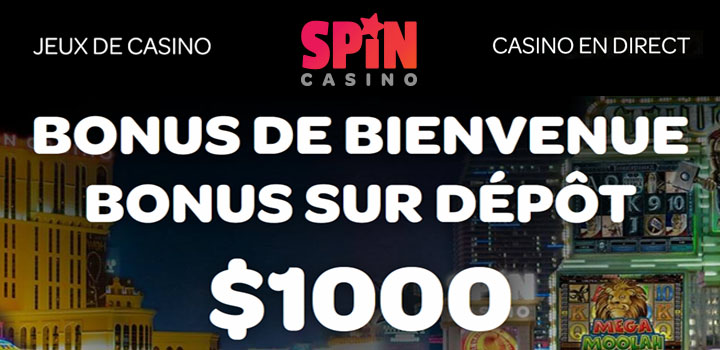 Spin Casino et bonus de roulette