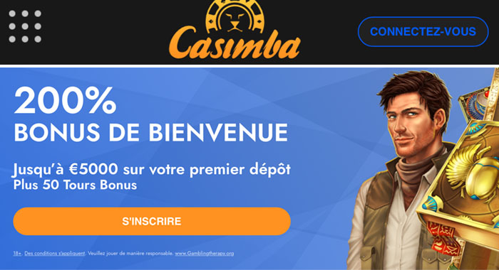 Se loguer à Casimba.com