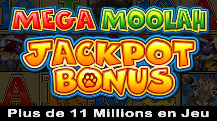 Le Jackpot des Machines à Sous en Ligne du Réseau Mega Moolah